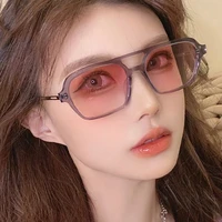 2022 simple hollow out sunglasses women men fashion polarized gradient sun glasses brand designer goggle oculos feminino uv400