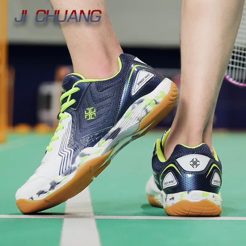 Breathable Badminton Anti-Slippery Sport Shoes Volleyball Shoes Men Quality Tennis Sneakers Male Tennis Footwears Sneakers Men