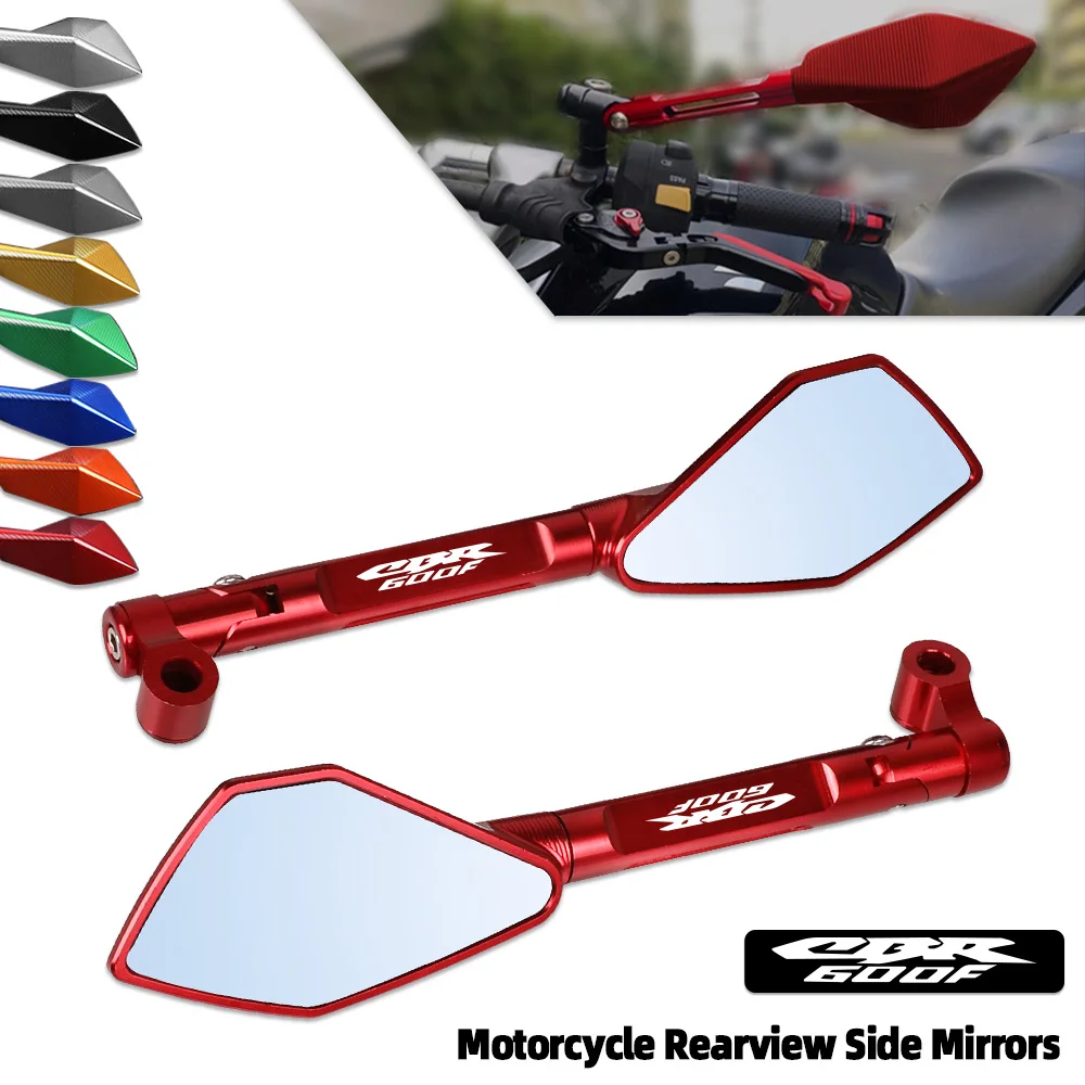 

Universal Motorcycle Aluminum Rearview Mirror Electromobile Back Side Convex Mirror For KAWASAKI For HONDA CBR600F CBR600F2 F3