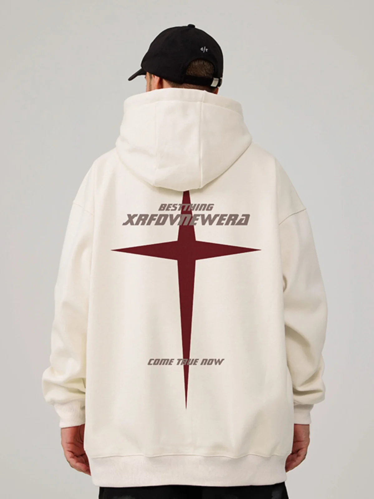 

Men's Hoodie 100%Cotton Cross Printed Vintage Fashion Brand Pattern Casual High Quality Hip Hop Shirt Women's Street Pullover