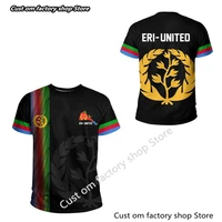 africa country eritrea lion colorful retro 3d print menwomen summer casual funny short sleeves t shirts streetwear a4