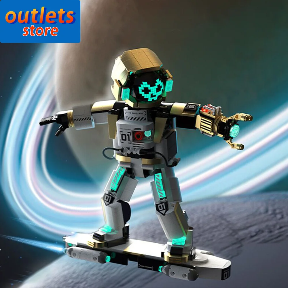 

T5003 Ideas Sun Galaxy Space Explanation Mars Explorer Astronaut Bricks Model Moc Modular Building Blocks Toys Gifts 1112pcs