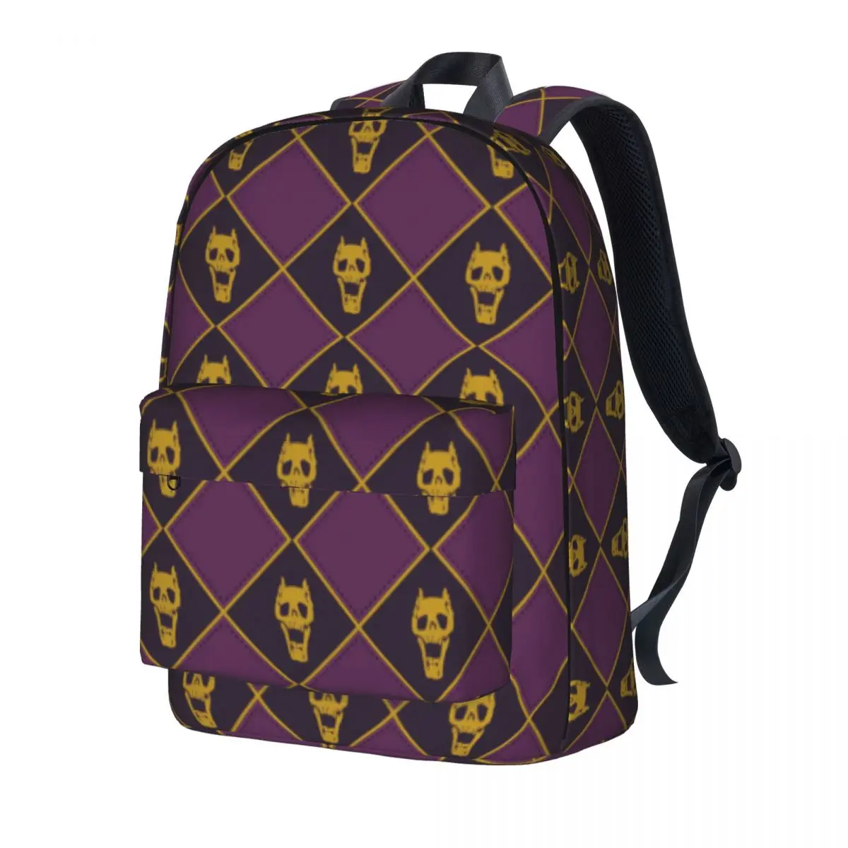 

Killer Queen Kira Yoshikage Skull Backpack Jojos Bizzare Adventures Lightweight Backpacks Modern Bags Camping Designer Rucksack