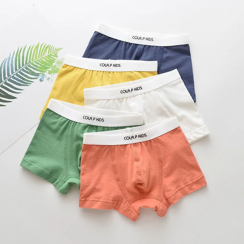 3 Piece Kids Boys Underwear Cartoon Children's Shorts Panties For Baby Boy Toddler Boxers Stripes Teenagers Cotton Underpants