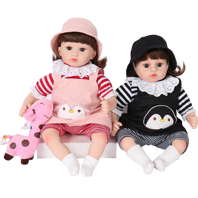 

Baby Doll Reborn Doll 45Cm Electric Intelligent Sensing Reborn Doll Lifelike Real Doll DIY Clothes Full Vinyl Waterproof Doll