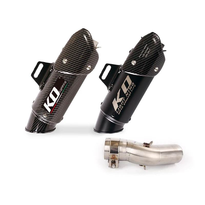 Выхлопная система без шнуровки средний канал выхлопная труба 51 мм глушитель из