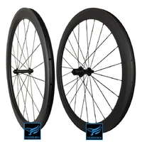 700c carbon fibre clincher wheelset 50x24mm road bike glossy or matte full bicycle wheels