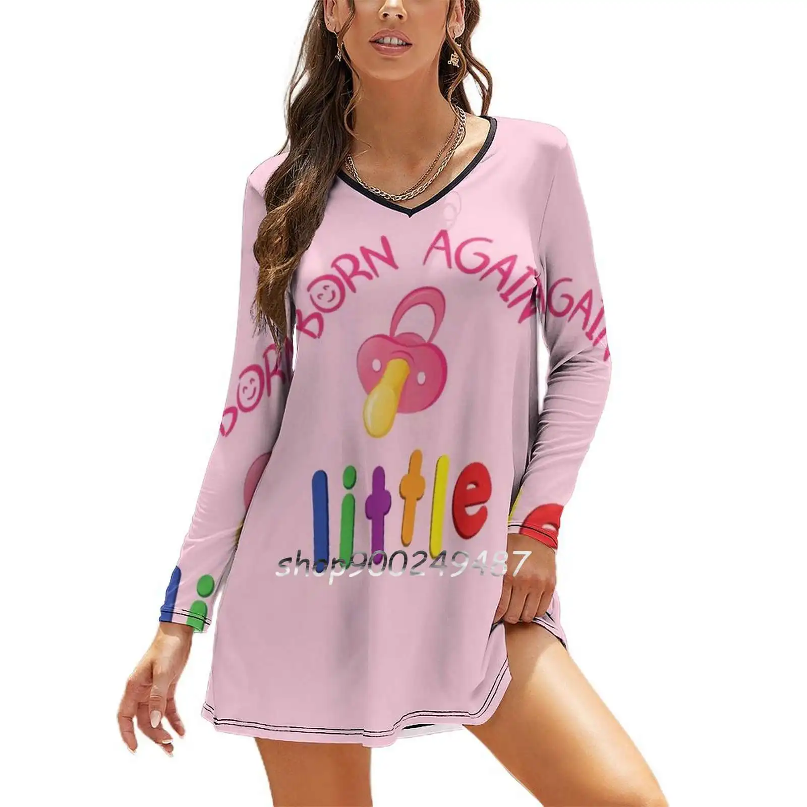 Born Again Little-Pink Paci Вечерние платья Миди Сексуальное платье Женское милое цельное