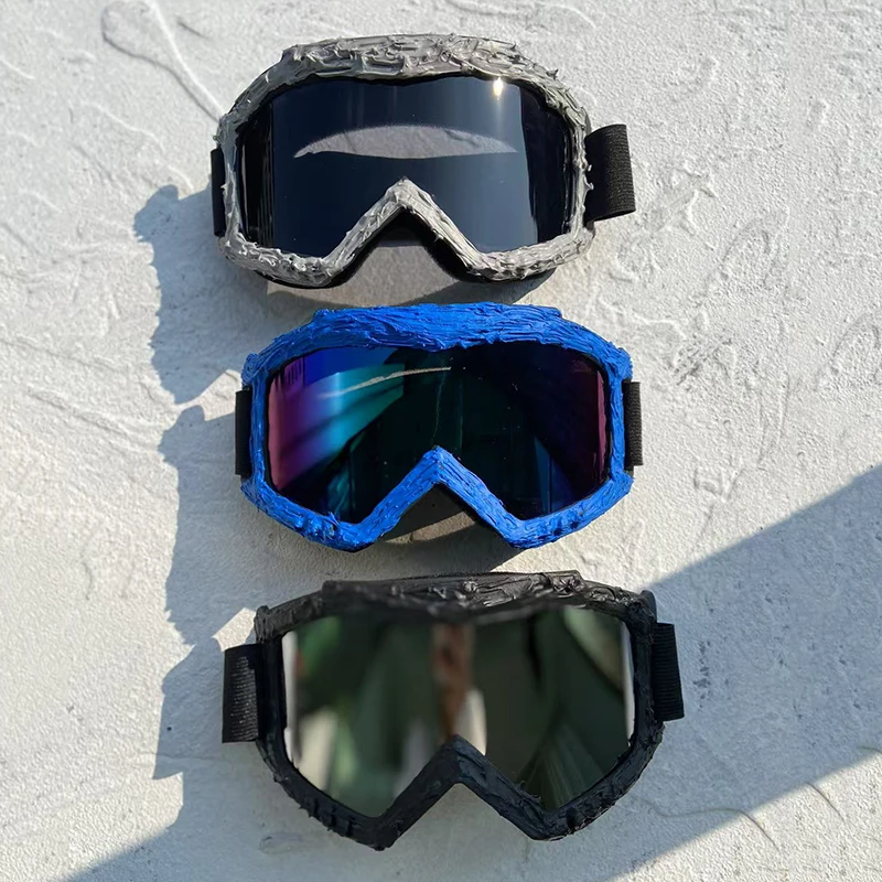 Брендовые дизайнерские солнцезащитные очки женские лыжные уличные большие