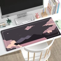 kawaii mat mousepad company cute cat black mause pad pink carpet deskmat 90x40 mouse pad gamer mechanical keyboard gaming mat