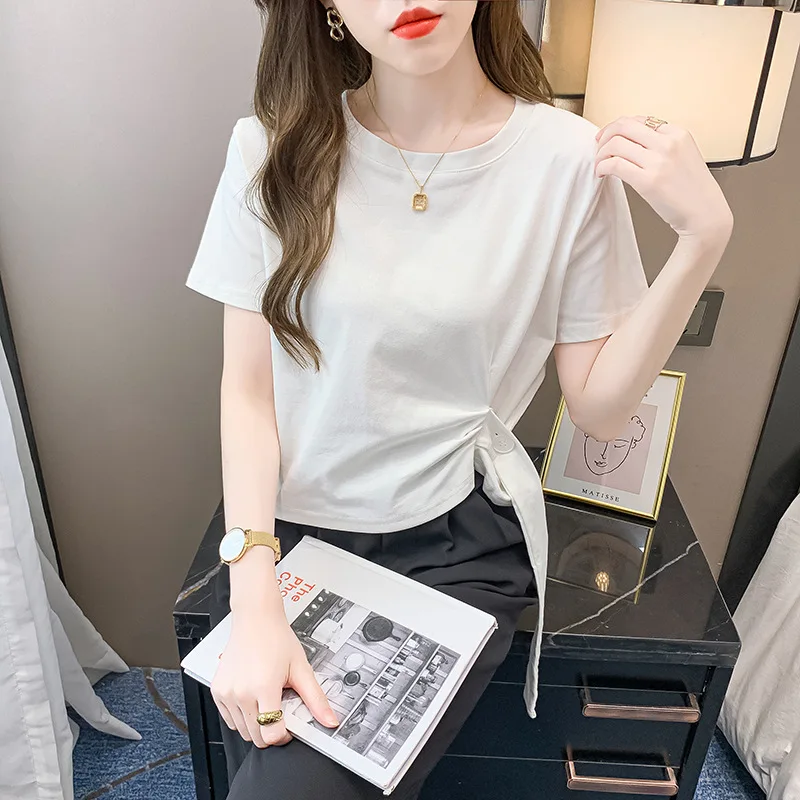 

2022 summer new short-sleeved T-shirt women one