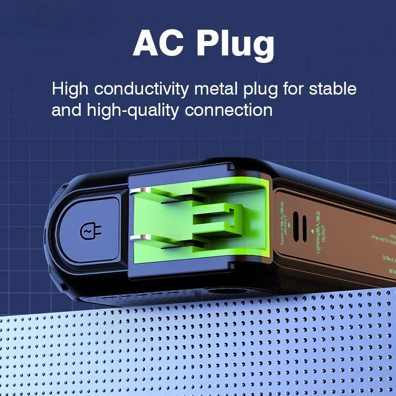 Магнитный беспроводной внешний аккумулятор с емкостью 20000 мАч быстрое зарядное