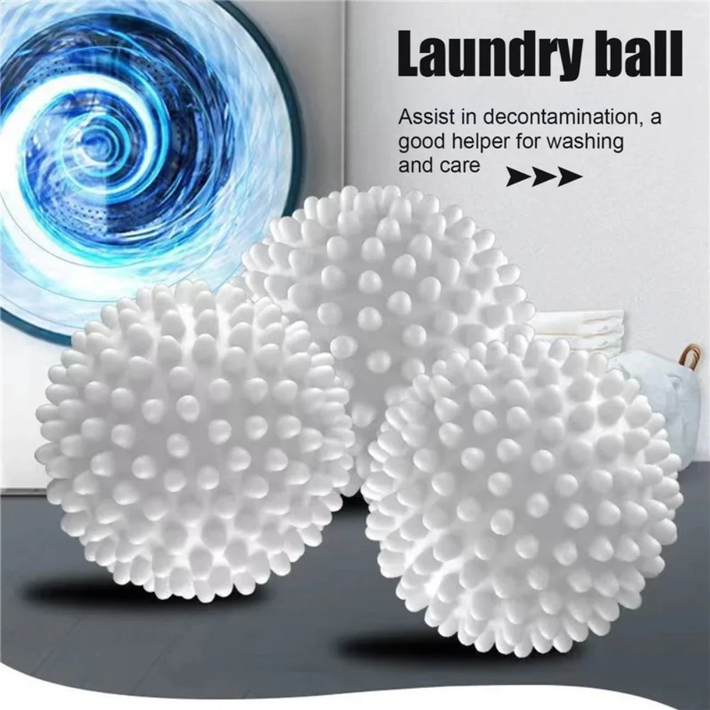 

Pvc Washing Machine Solid Color Prevent Winding Clothes Cleaning Ball Dryer Ball Magic Laundry Ball For Drying Fabric
