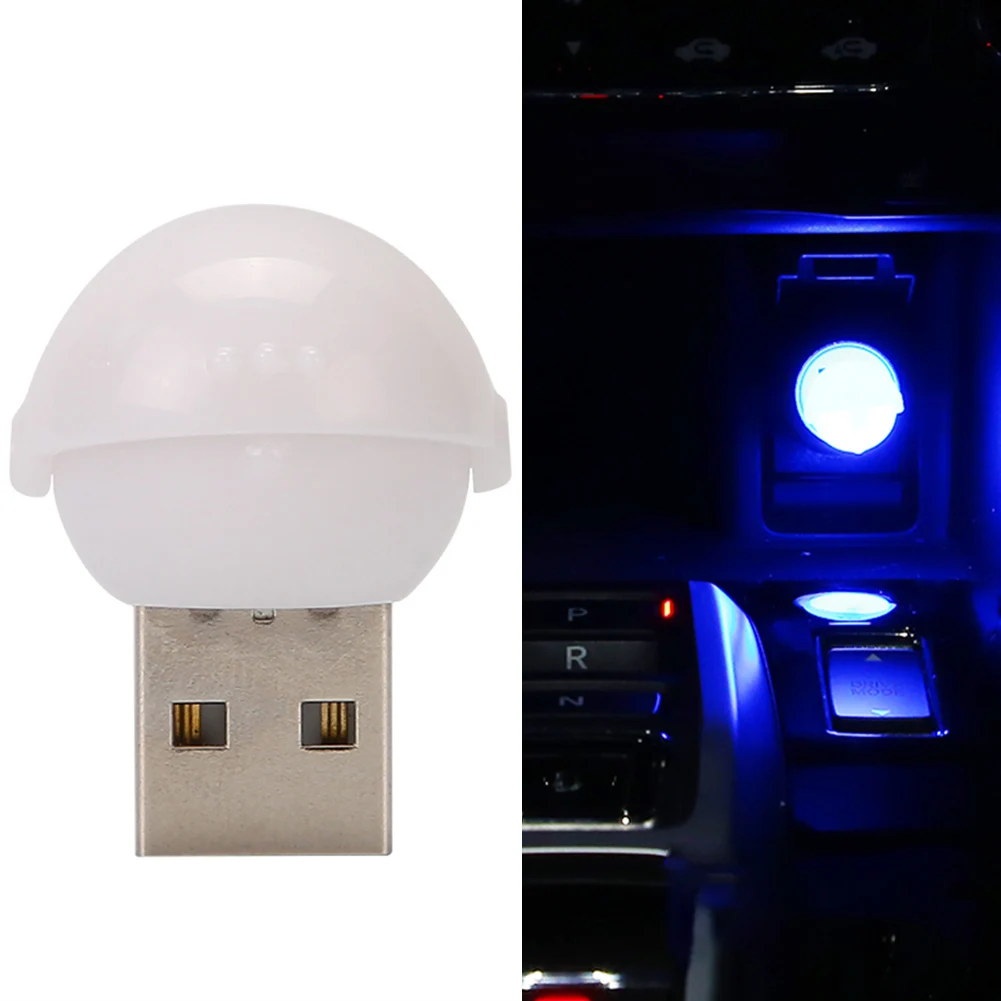 

Interior Light USB Ambient Light Mini Neon Touch Button Accessories Atmosphere Lamp 1 X 5V Blue Interior Light