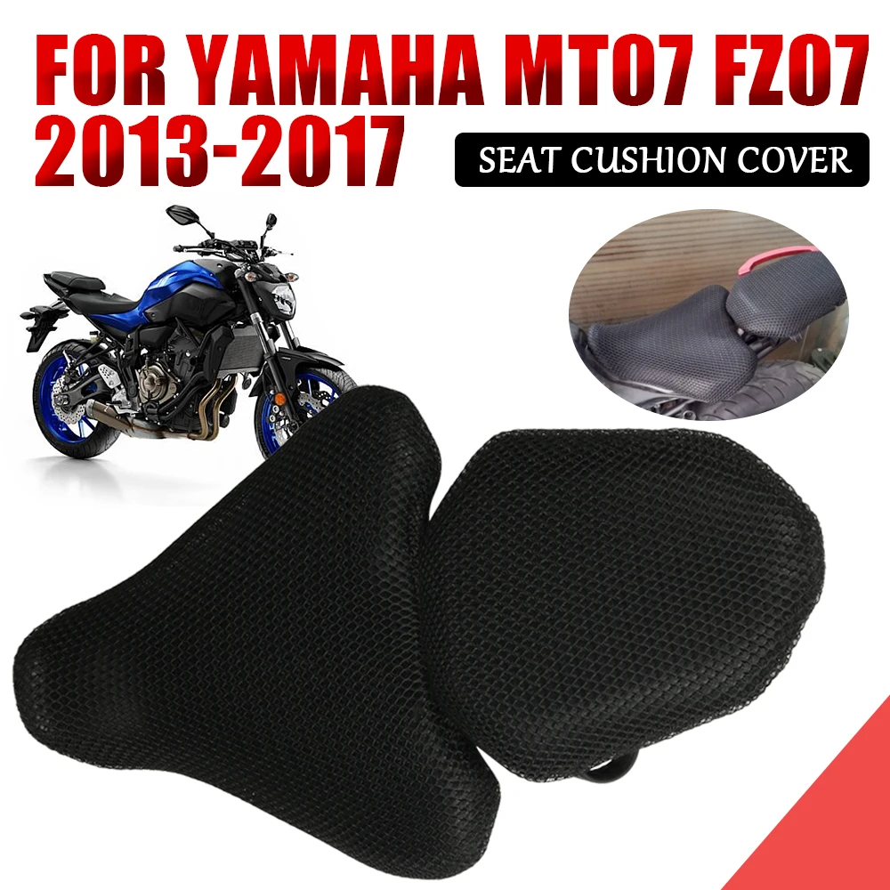 3D Mesh Net Saddle For YAMAHA MT 07 MT07 FZ-07 FZ07 2013 2014 2015 2016 2017 Motorcycle Cushion Seat Cover