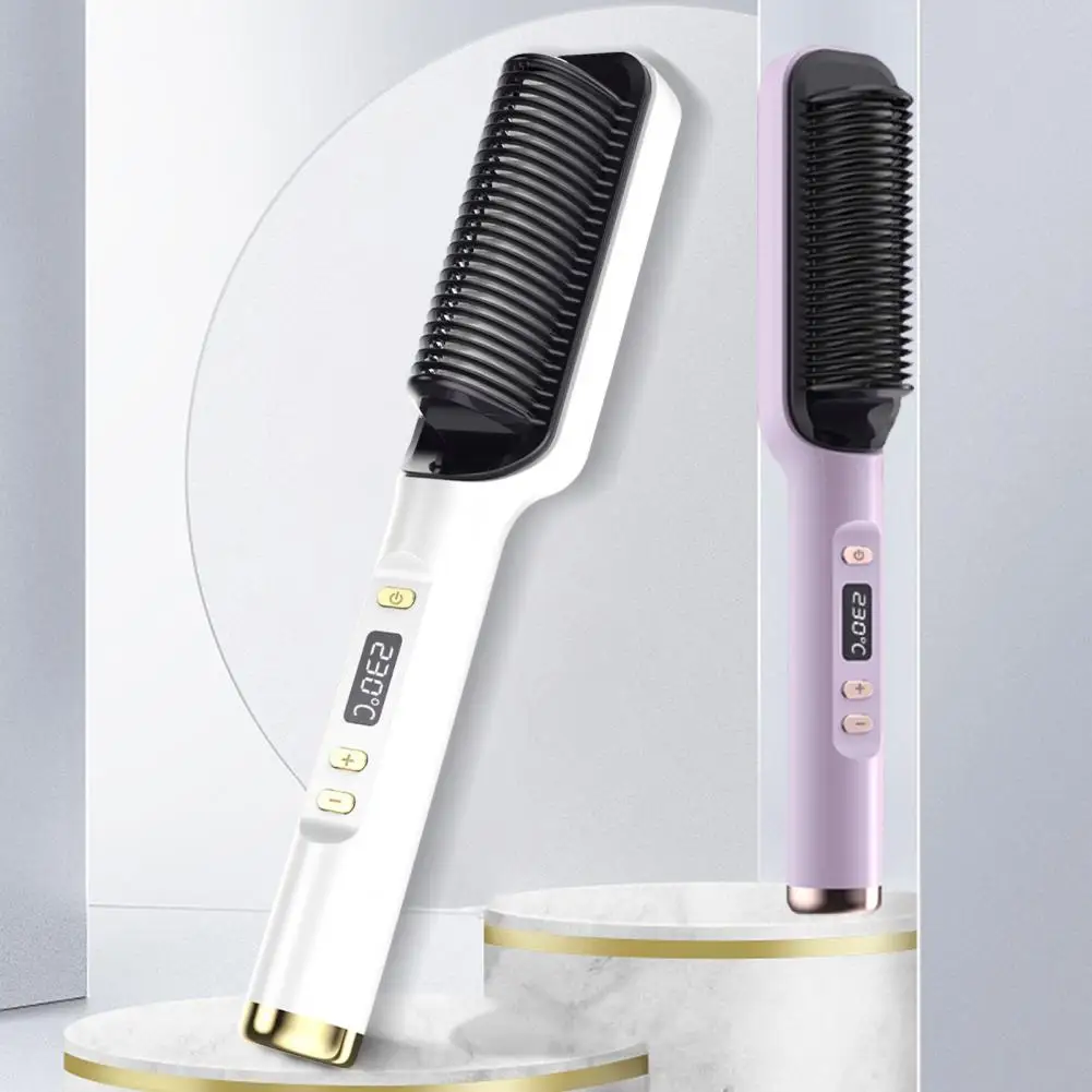 

Electric Curling Iron Dual-use Portable Fast Heating Insulating Layer Intelligent Temperature Control Hair Straightening Comb