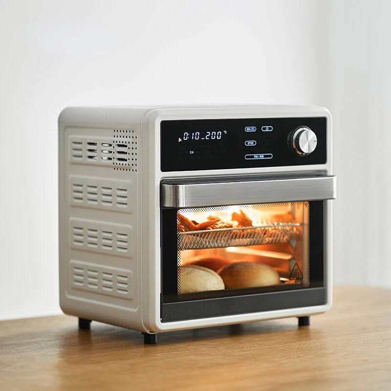 

15L 1200W Smart Air Fryer Oven Cake Baking Frying Pan Toaster Rotisserie Dehydrator With Digital Touch Screen Micro-wave Oven