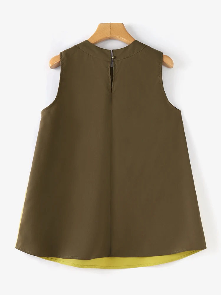 Топы ZANZEA женские с круглым вырезом модная плиссированная туника в Корейском