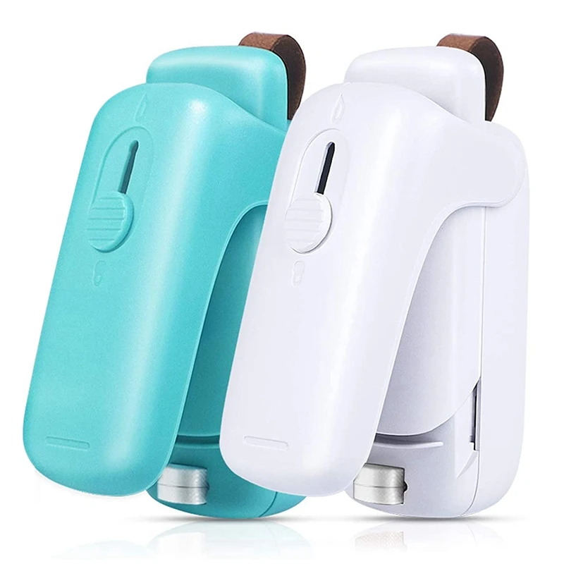 

Bag Sealer Mini,2 In 1 Heat Sealer & Cutter Portable Bag Sealer Machine Food Saver For Plastic Bags Storage Snack