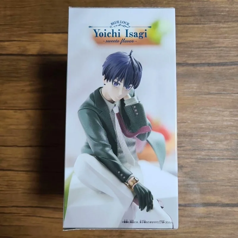 Фото Подлинная модель BANPRESTO Blue Lock 13 см Rin Itoshi Sweets Flavor Фигурка Аниме Фигурка Коллекции Игрушки Подарки №5