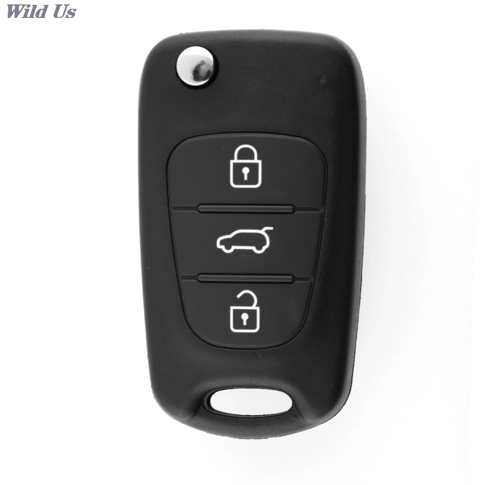 

Replacement Folding Remote Keyless Entry Key CASE Shell 3 BUTTONS For KIA SORENTO SPORTAGE CERATO RIO Uncut Blade