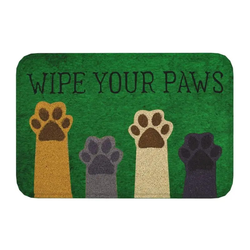 Пользовательские забавные кошачьи лапки вытрите искусственную кожу