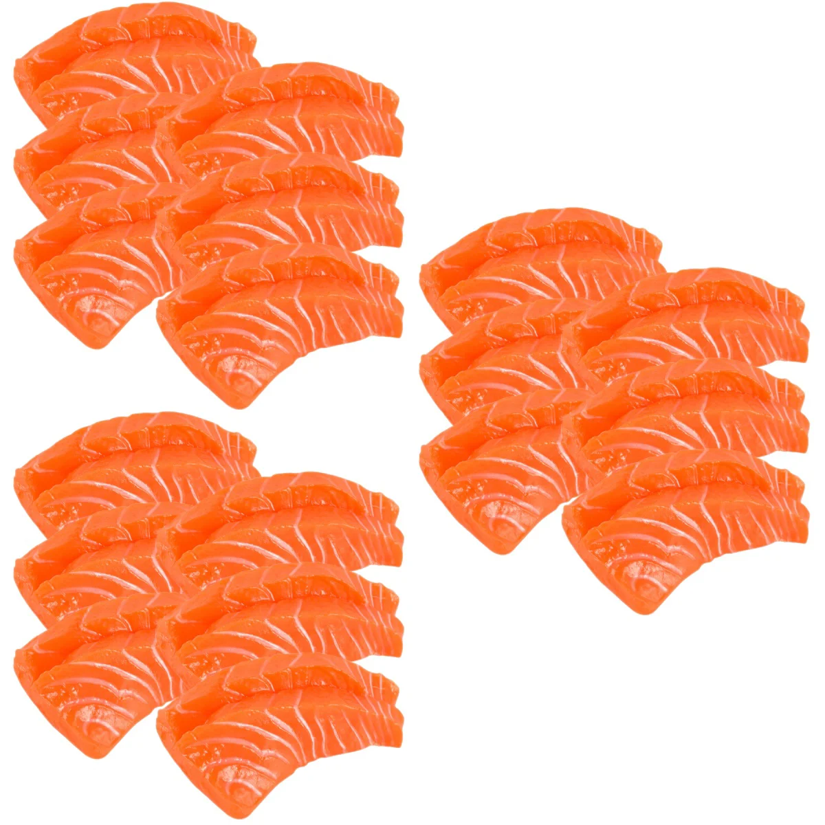 

18 Premium Practical Realistic Multi-function Durable Simulation Salmon Sashimi Model for Sample Display Festival