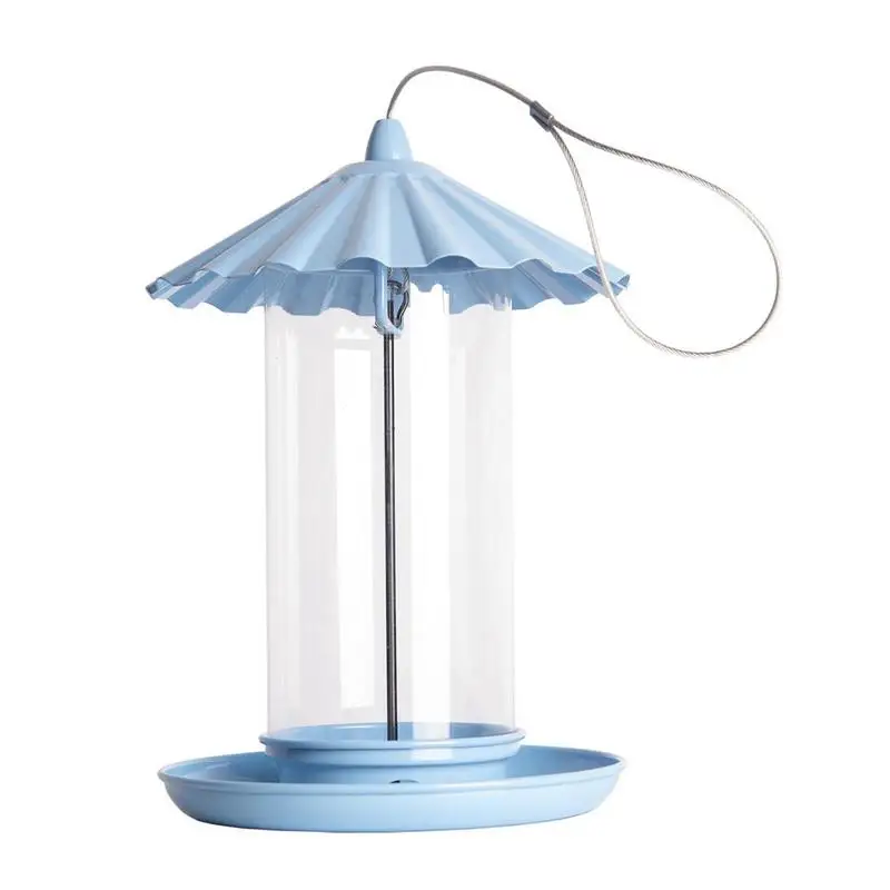 

Bird Feeders For Outside Metal Roof Design Hummingbird Feeders Sun-Proof Bird Feeder Station Large Capacity For Outdoor Garden