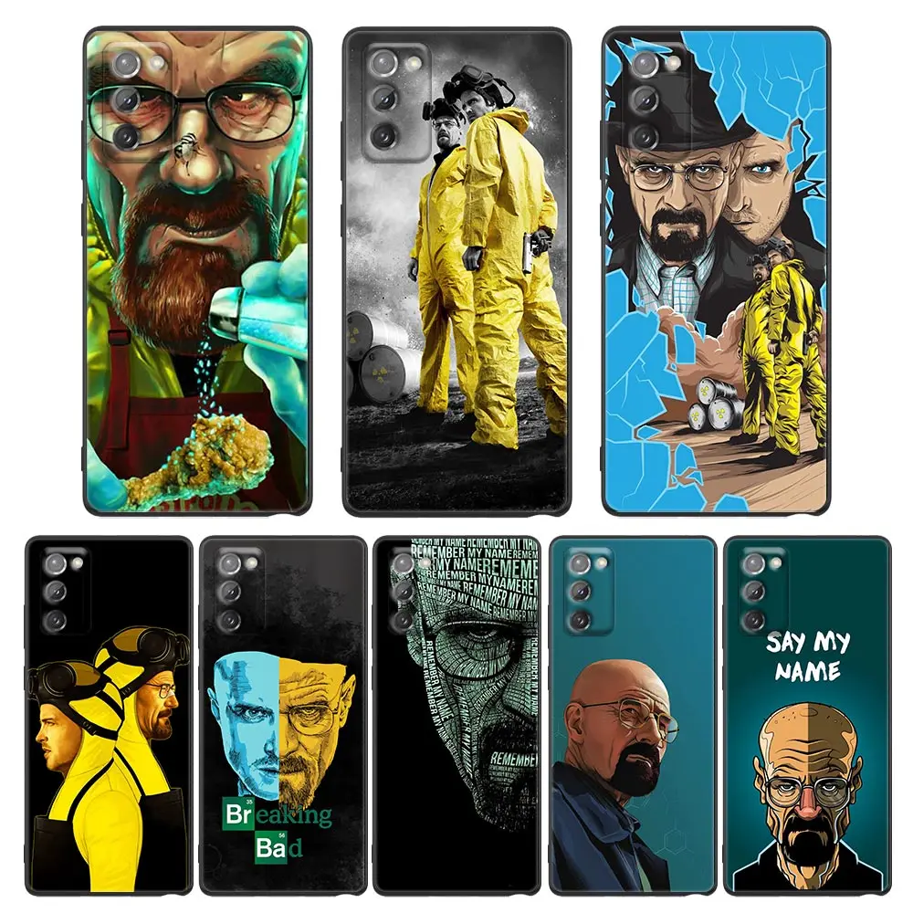 

Black Breaking Bad TV Case For Samsung Galaxy M62 M52 M51 M42 M33 M32 M31 M30sM23 M22 M21 M12 M11 F62 F52 F42 F41 F22 F12 A9 A7