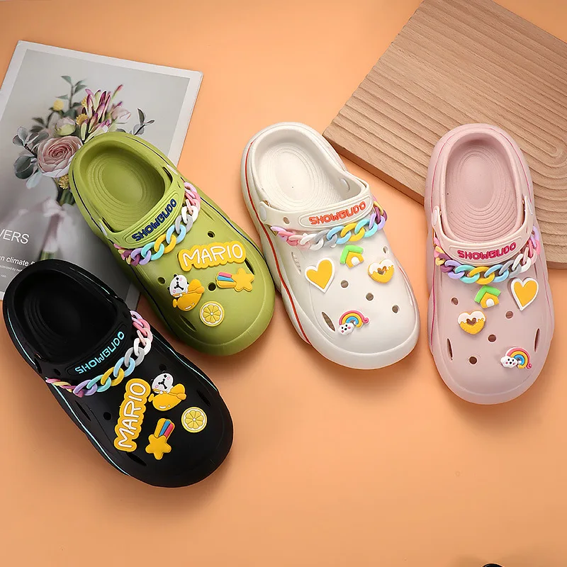 

10 шт./набор, декоративные Кроксы-подвески из ПВХ