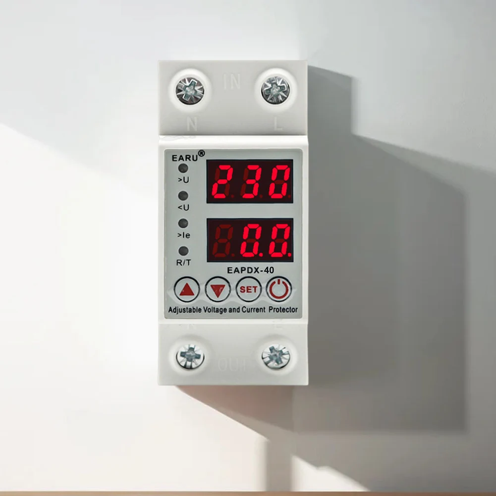 Устройство защиты от перенапряжения под напряжением 40 А 63 230 В RGB Din-рейка защитное