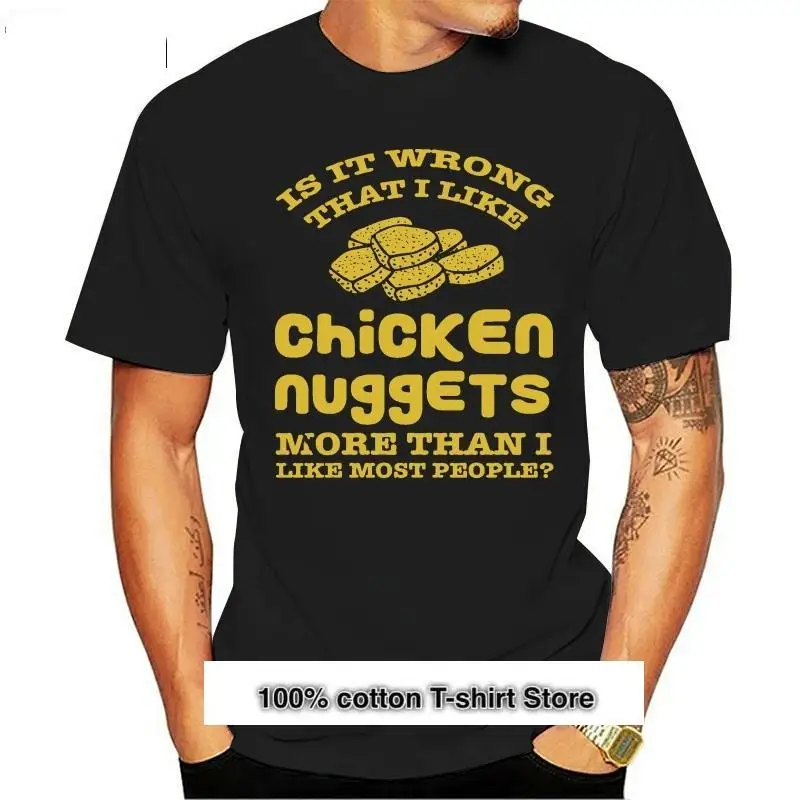 

Camiseta с принтом для мужчин, camisa с принтом, я люблю куриные Nuggets больше того, что мне нравится Mos, оригиналы, Топ