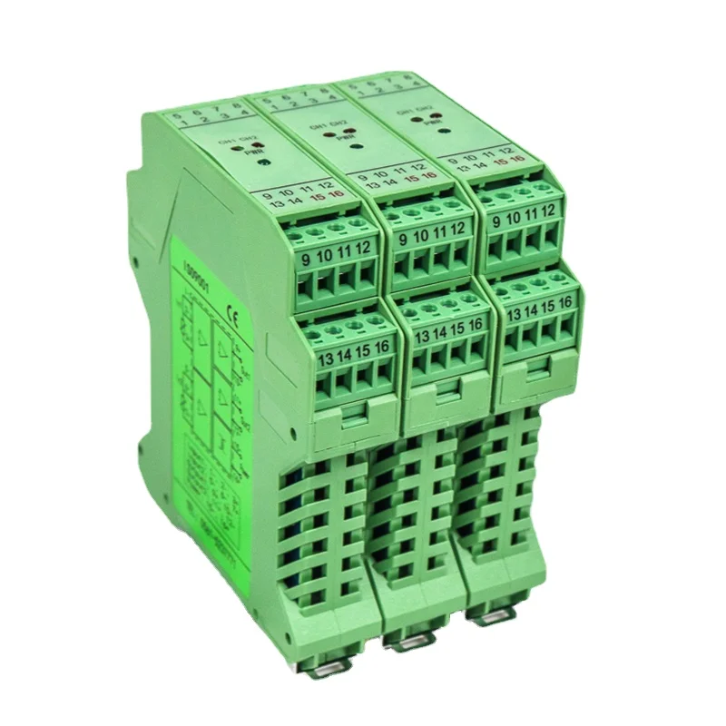 

0-10v signal isolator with two wire 4-20mA output signal distributor and converter