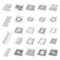 new squares rectangles frames oval edgers words braided metal cutting dies scrapbook diary decoration stencil embossing template