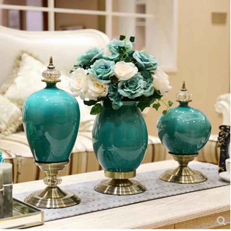 

American ceramic vase exquisite ceramic art home office restaurant bar desktop decoration wedding decoration gift