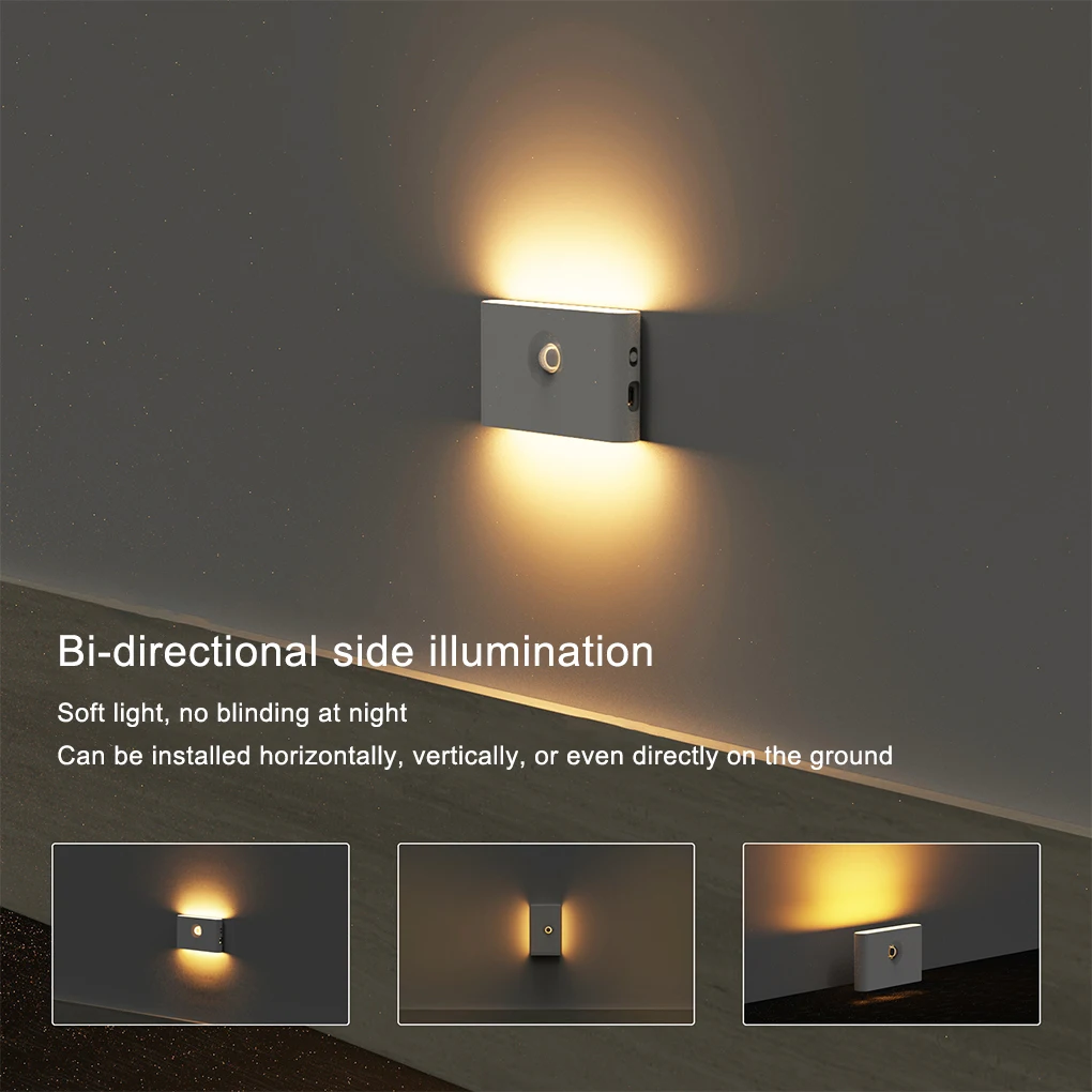 

Night Light Charging Magnetic Suction Nightlights Lightweight Nights Lamp LED Lights Sensor Lamps Stair Bedroom Flat