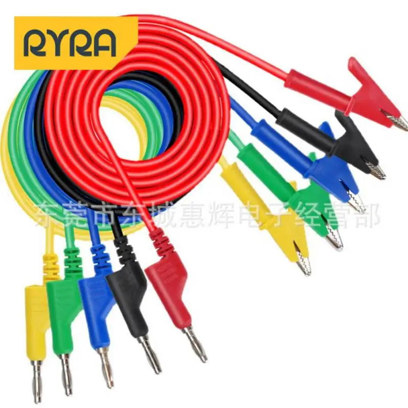 

Strip Test Wire Jumper Wire Banana Head Wire Banana Head Power Testing Line Cable Wire Line High-voltage Strip Wire Test