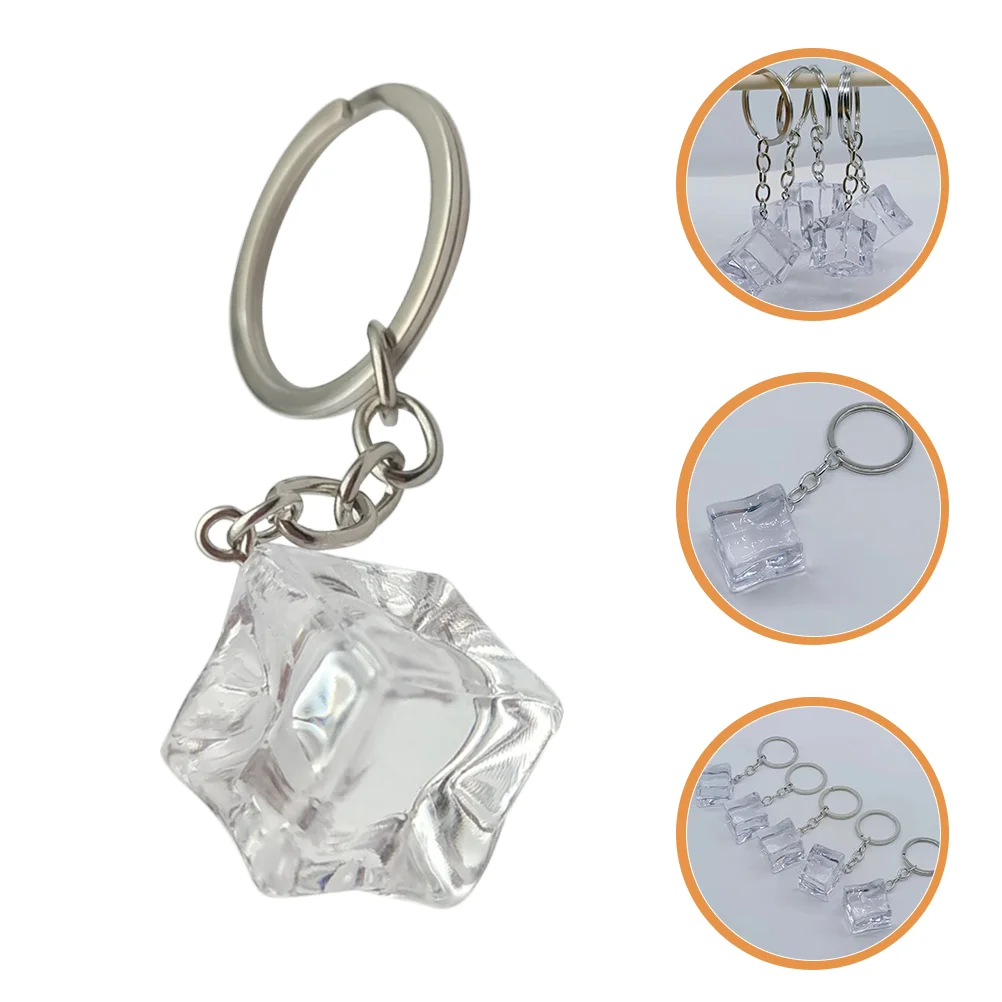 

Creative Keychain Cube Keychain Simulation Keyring Hanging Bag Pendants Charms Drop Dangle for Birthday Gifts