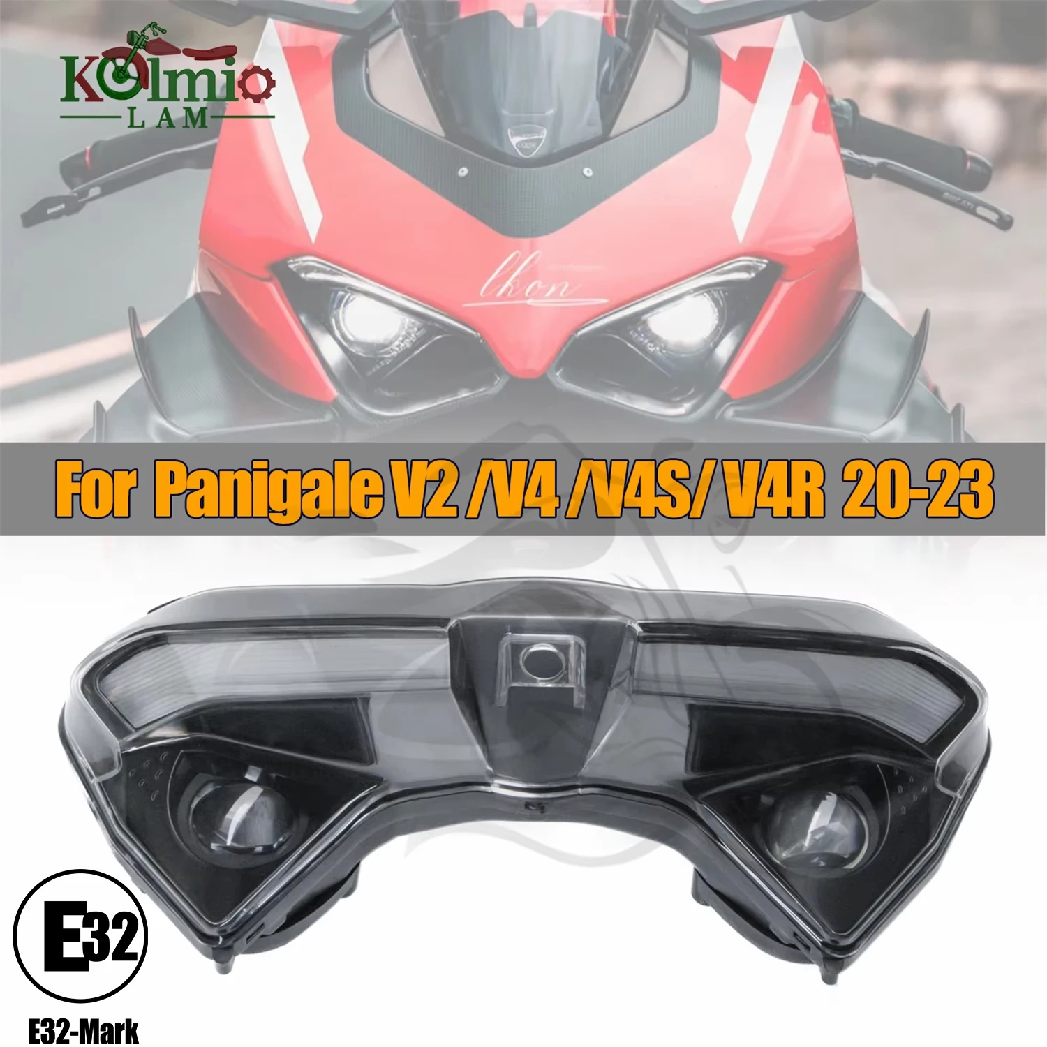 

Электронная маркировка подходит для DUCATI Panigale V2 V4 V4S V4R 2020-2024 годов, светодиодная фара для мотоцикла 955 1100 1000 V4SP 2021 2022 Light