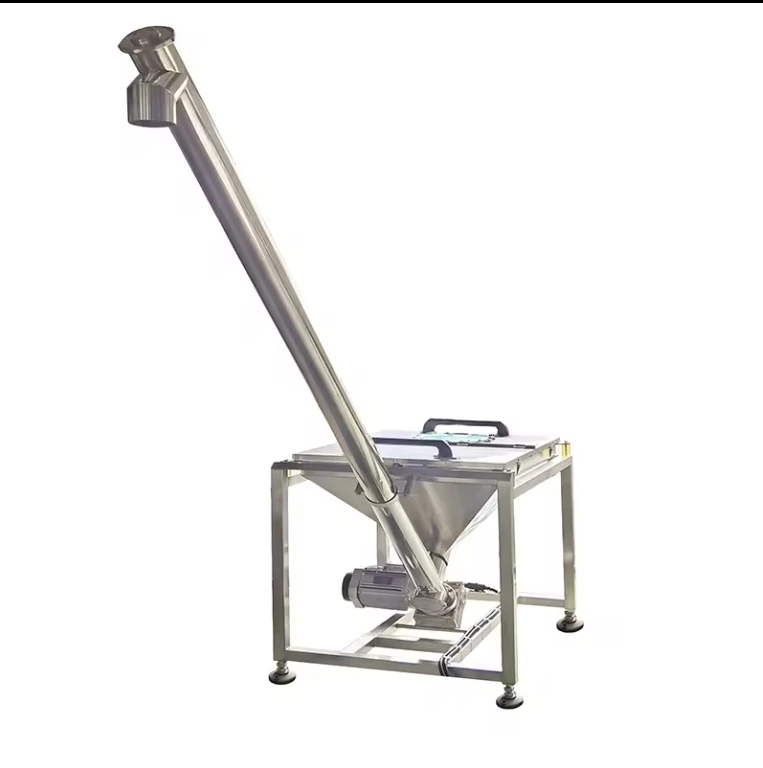 Порошковый шнековый питатель спиральный биологический порошок активированного