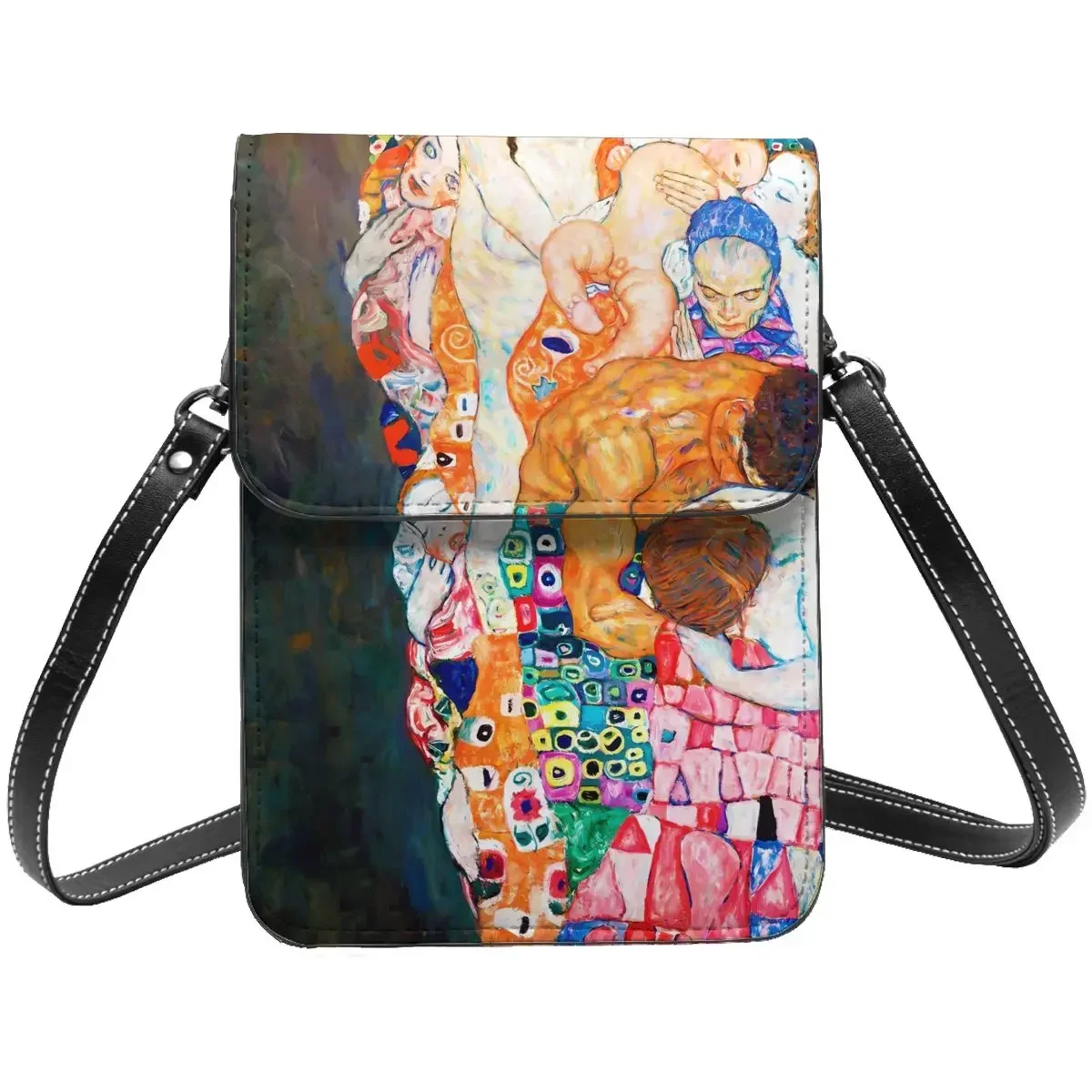 

Сумка на плечо с рисунком Gustav Klimt, кожаная дорожная сумка для женщин, стильные сумки россыпью