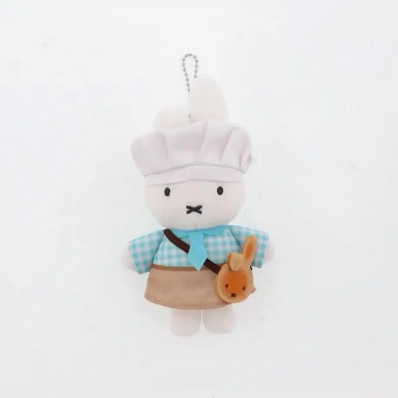 Kawaii Miffy плюшевый брелок с подвеской в виде кролика милая кукла сумка аксессуары