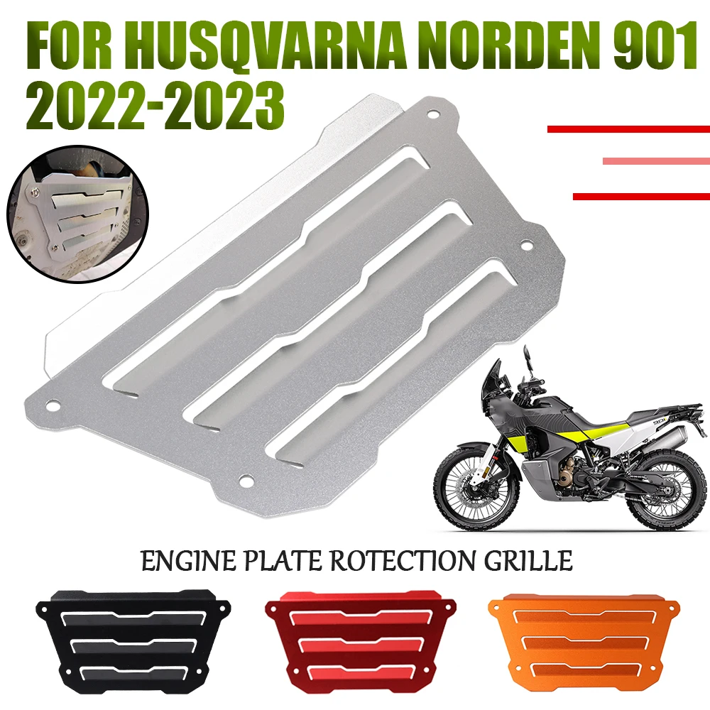 

Motorcycle Engine Guard Cover Crash Plate Radiator Grille Protector Grill For Husqvarna Norden 901 Norden901 2022 Accessories