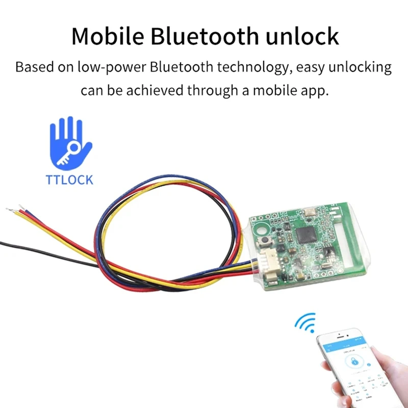 4.5-10V BLE5.0 Smart Switch Electronic Lock Module For TTLOCK APP Work With Gateway G2 Alexa / Google Home