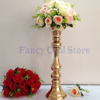 gold wedding flower vase flower stand table centerpiece 10pcslot