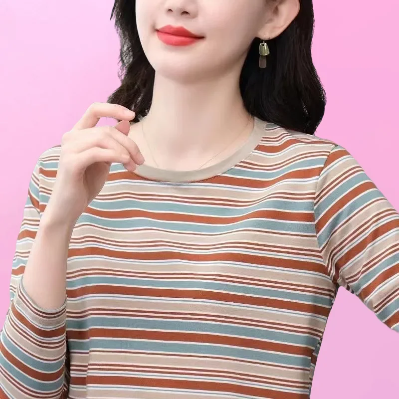 Стильная женская футболка с длинным рукавом Новое поступление весна-осень 2023