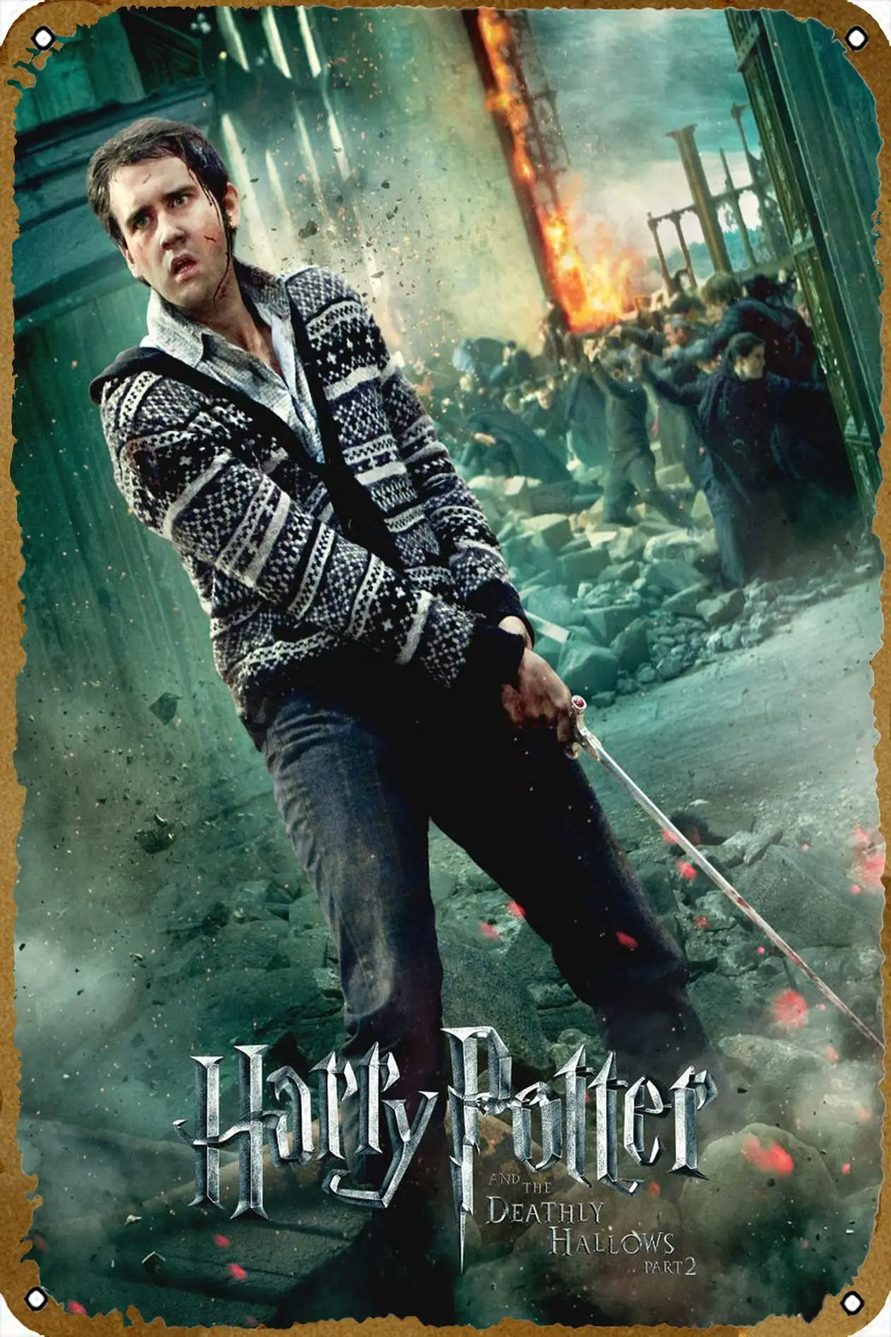 Жестяной винтажный металлический знак HP8 для мужчин и женщин табличка с длинным