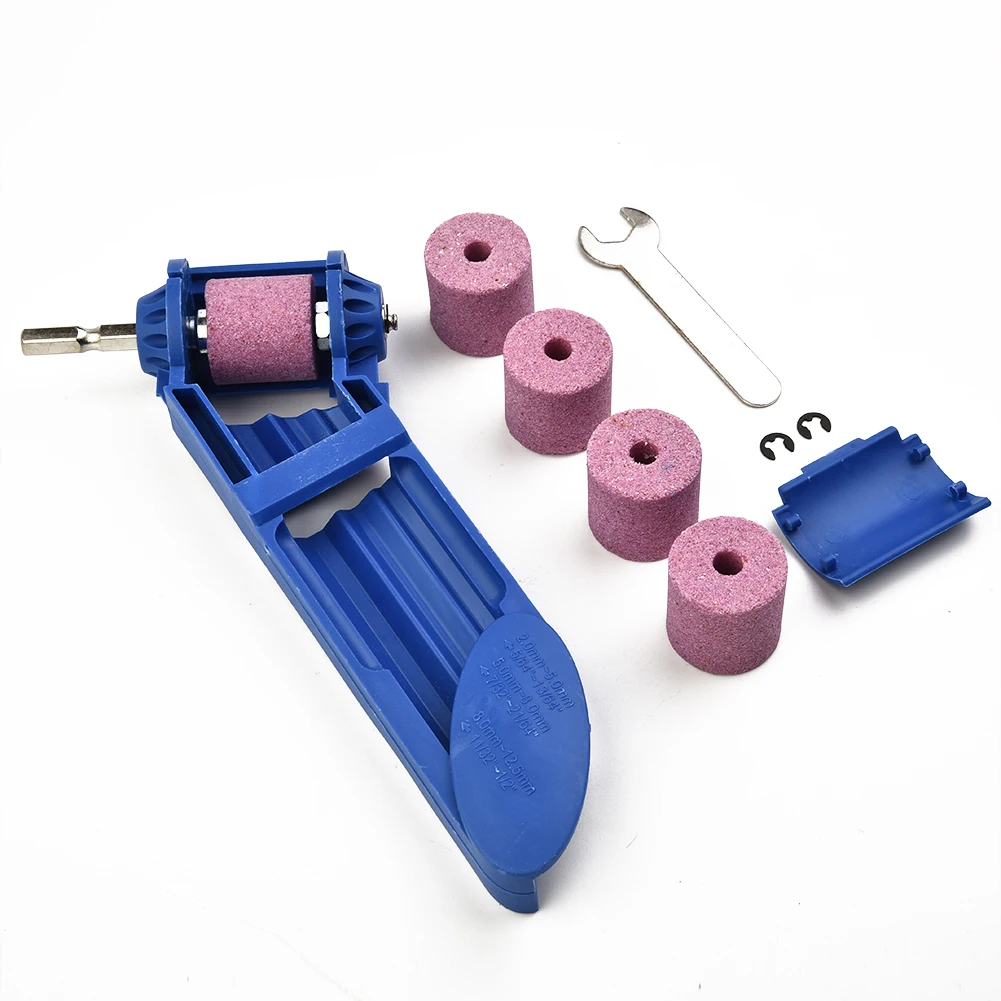 Портативный набор точилок для сверл с шлифовальным кругом гаечным ключом