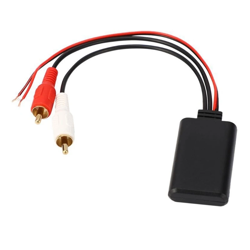 Bluetooth-compatible 5.0 Module Adapter MP3 Handsfree for 2RCA Interfaces Vehicles D7YA images - 6