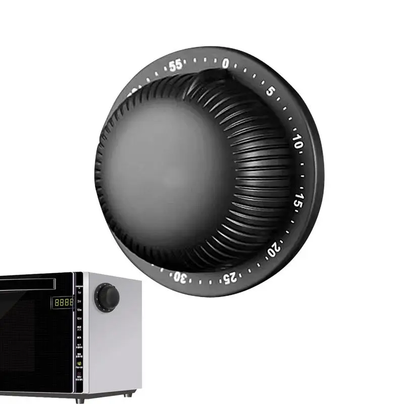 Cooking Timer Hat Design Visual Magnetic Mechanical Timer For Indoor Black Countup Reminder For Time Management Hair Color